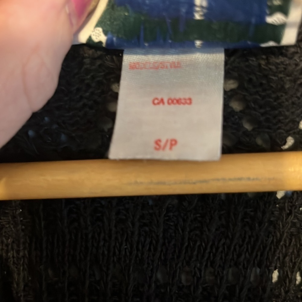 BLACK button up sleeveless cardigan - Picture 6 of 11